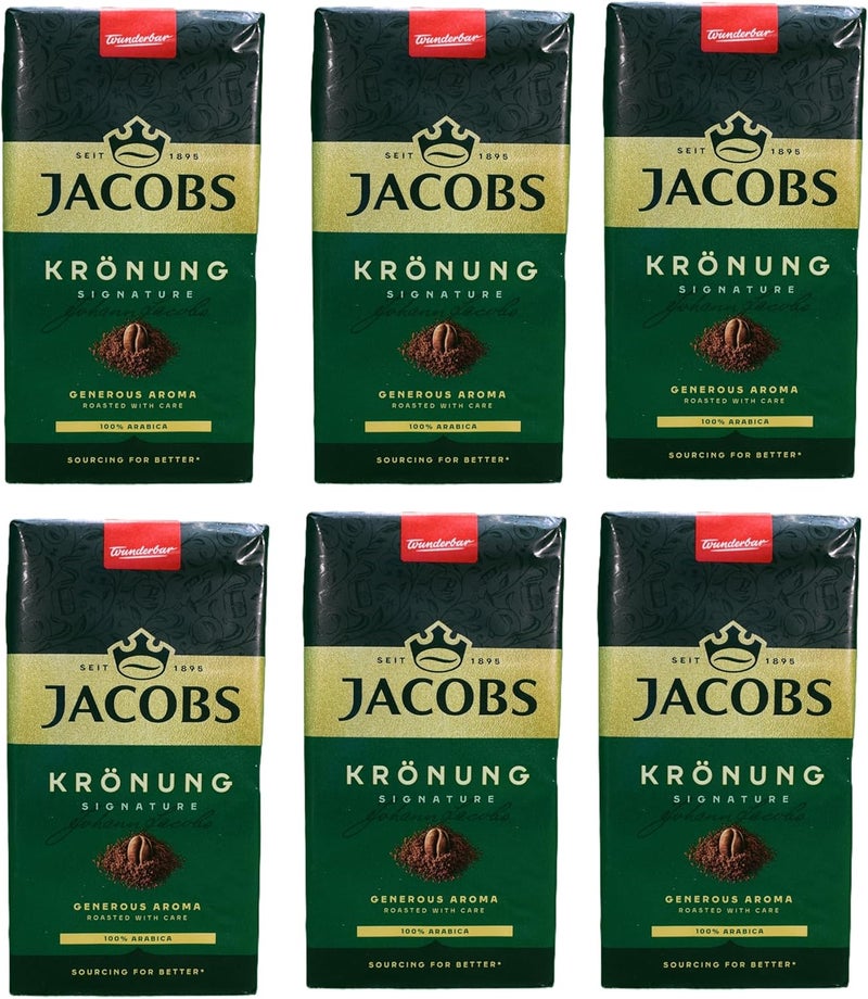 Jacobs Kronung Ground Coffee, 17.6 Oz. (6 Pack) - Image 1